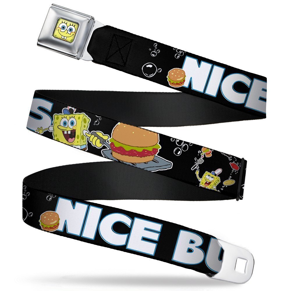8463 Nickelodeon Belts Buckle-down Seatbelt Spongebob Squarepants Wsq009